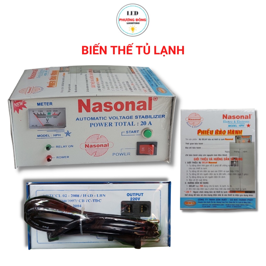 Bộ Delay ổn áp bảo vệ thiết bị lạnh Nasonal 20A