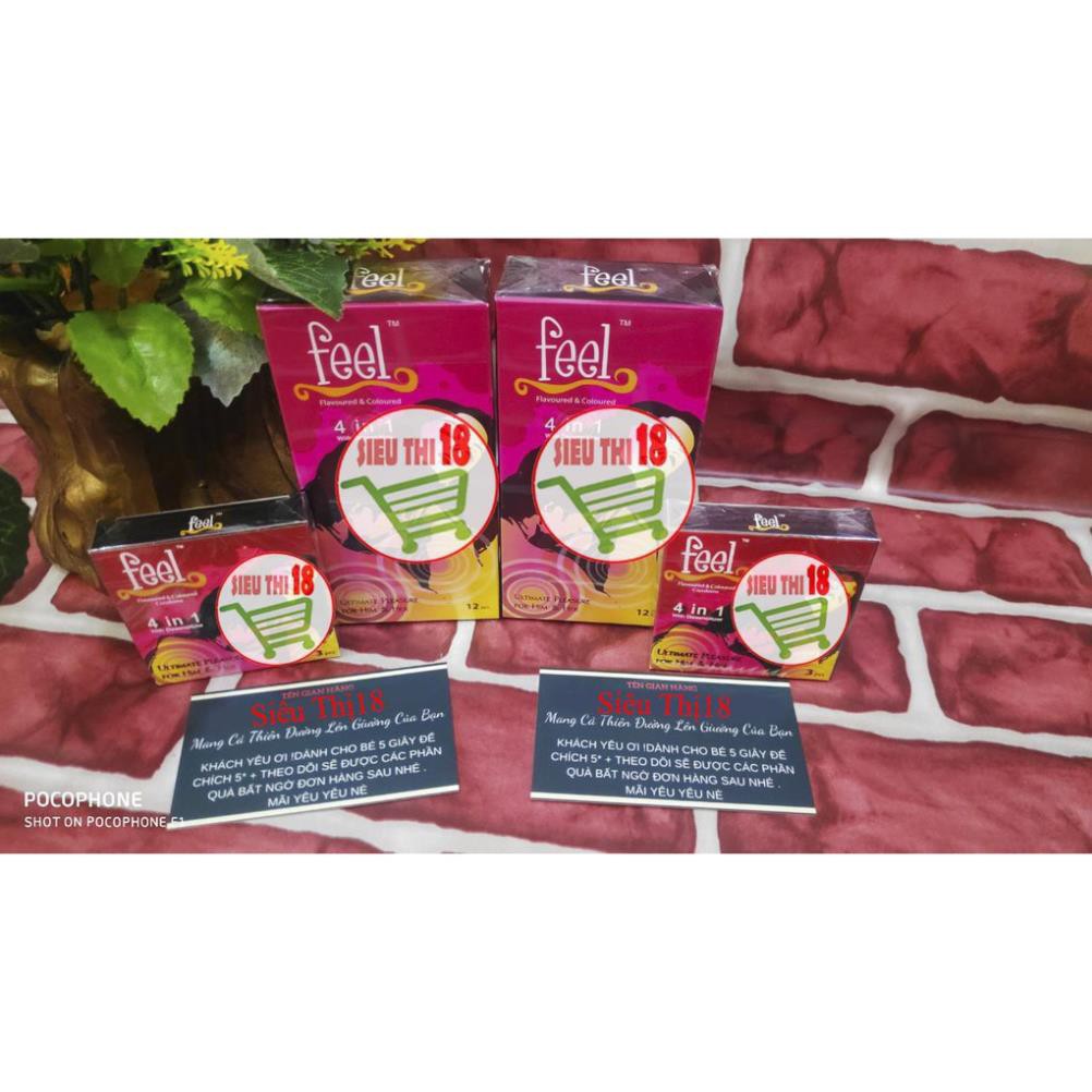 Bao cao su feel gân gai kéo dài thời gian quan hệ 3 cái