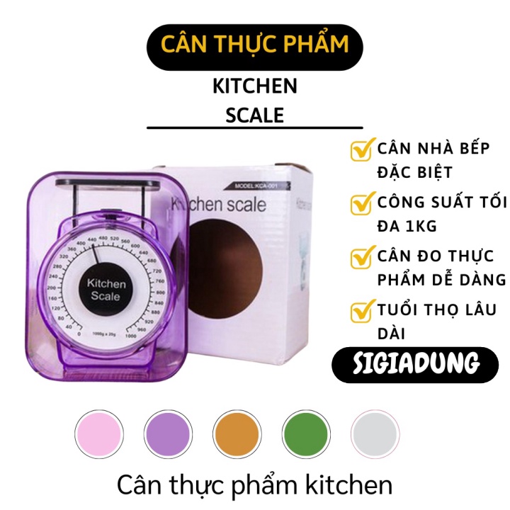 [SALE] Cân Thực Phẩm - Cân Nhà Bếp Kitchen Độ Chính Xác Cao, Có Khay Sẵn, Tối Đa 1kg 4778