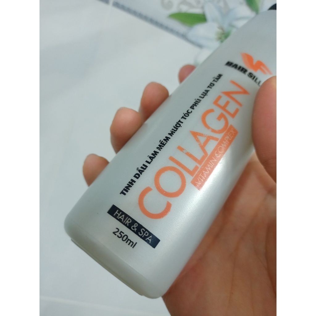 Xịt dưỡng tóc collagen chai xám TVF thể tích 250ml