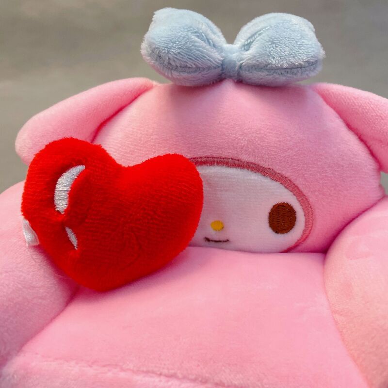 Cartoon Lazy Sofa Creative Cushion Plush Toy Kuromi My Melody Cinnamoroll Plush Toy Sofa Chair Kid Gift Xmas Birthday