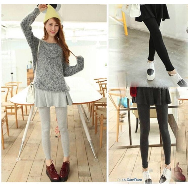 Quần legging liền váy đẹp