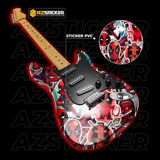 Sticker Deadpool Dán Laptop Điện Thoại Mũ Bảo Hiểm Chống Thấm Nước | STK77 | Hình Dán Trang Trí Sticker Marvel Đẹp