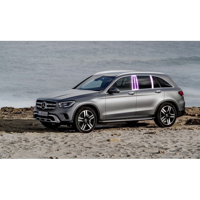 MERCEDES GLC 2016-21: Film PPF dán bảo vệ trụ cửa B,C -AUTO6