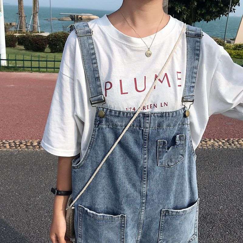 [Hàng có sẵn] Quần Yếm jumpsuit nữ Ulzzang Quảng Châu QYN1