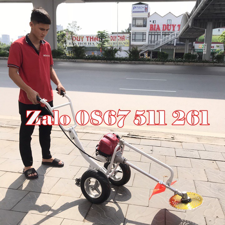 Nơi bán máy cắt cỏ Honda chính hãng, máy cắt cỏ đẩy tay 4 thì tặng lưỡi cắt nhật