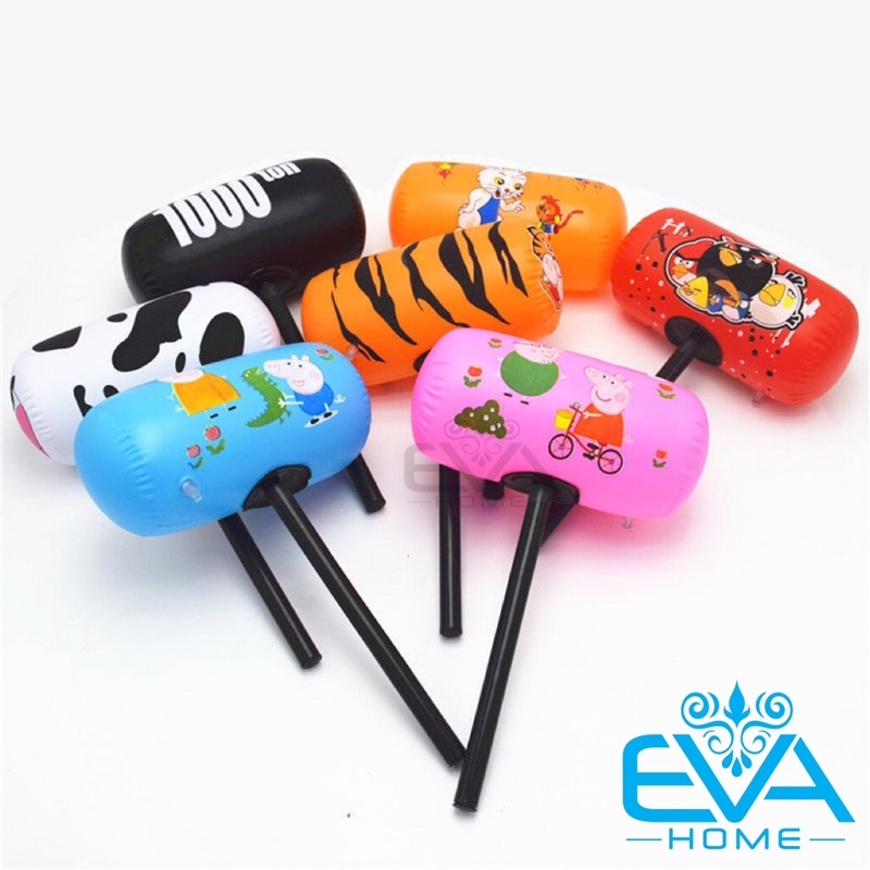 Đồ Chơi Bơm Hơi Búa Tạ Cầm Tay Hoạ Tiết Hoạt Hình Lớn Large Cartoon Inflatable Hammer 70 Cm