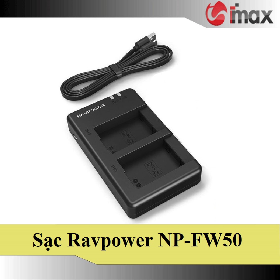 Sạc máy ảnh Ravpower cho Sony NP-FW50