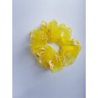 Scunchies hoa cúc - dây cột tóc hoa cúc( ảnh thật)