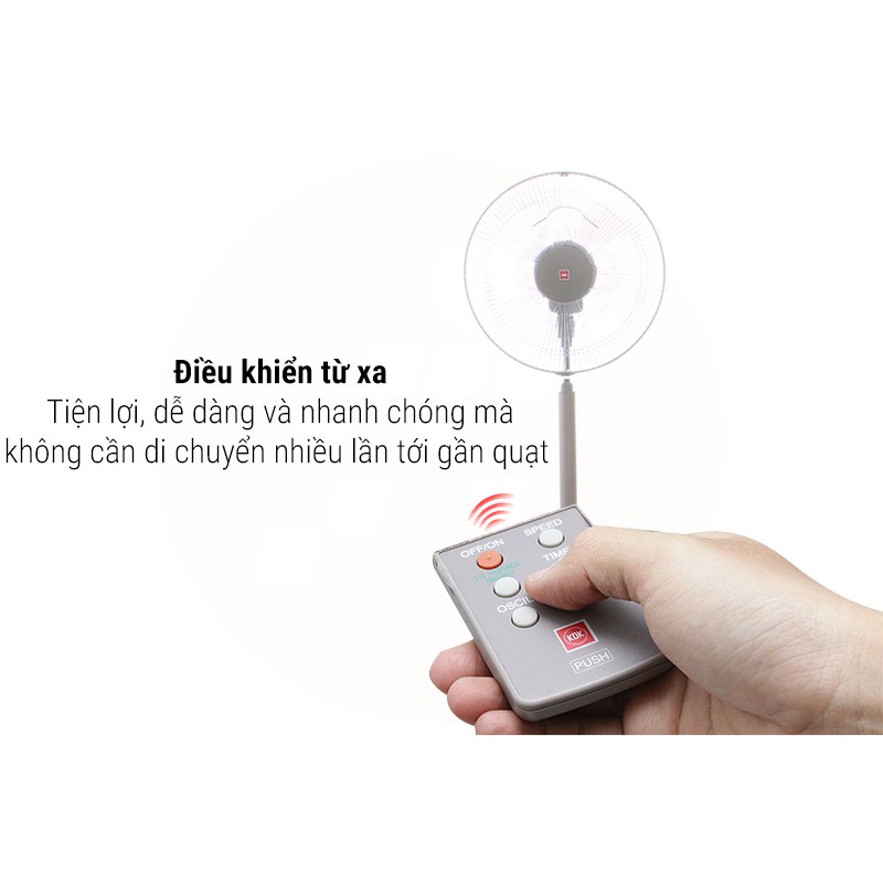 Quạt Đứng Lửng KDK N30NH Có Remote - Đồng Ánh Kim - Hàng Chính Hãng