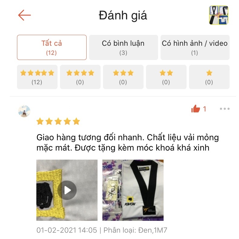 Võ Phục Taekwondo KWON Kim Cương Lưới TÀ DÀI CHUẨN THI ĐẤU x UnionTaekwondoSHOP dobok