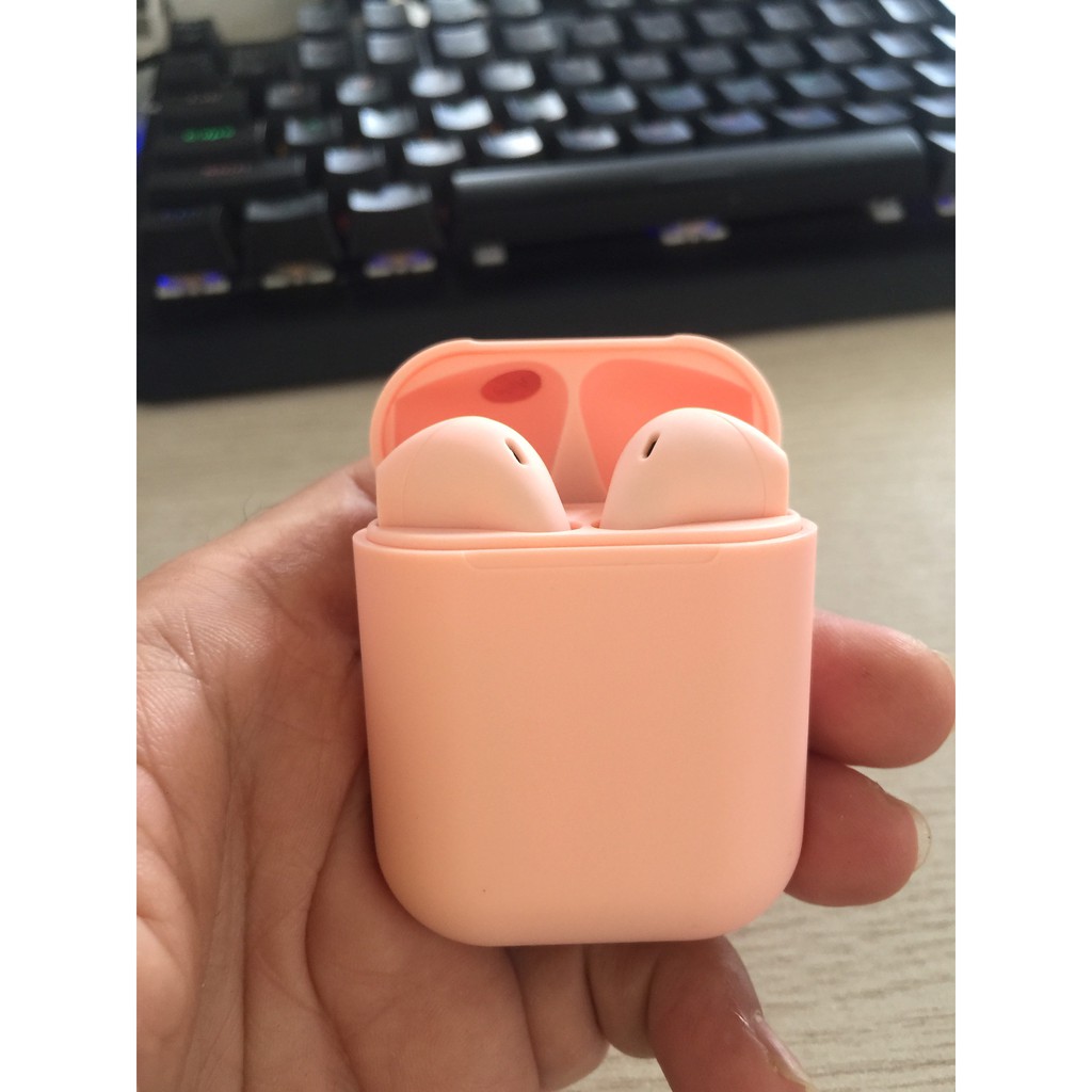 TAI NGHE BLUETOOTH INPODS 12 NHIỀU MÀU,  Kết nối bluetooth 5.0 ổn định,  Dock sạc tiện lợi, Âm thanh hay | BigBuy360 - bigbuy360.vn