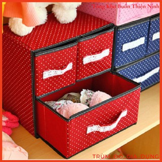 TỦ VẢI ĐỰNG ĐỒ 2 TẦNG 3 NGĂN MINI