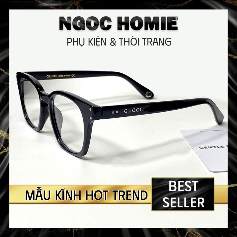 Gọng kính cận Sơn Tùng mtp đeo chống bụi bảo vệ mắt, cắt được mắt cận freesize unisex