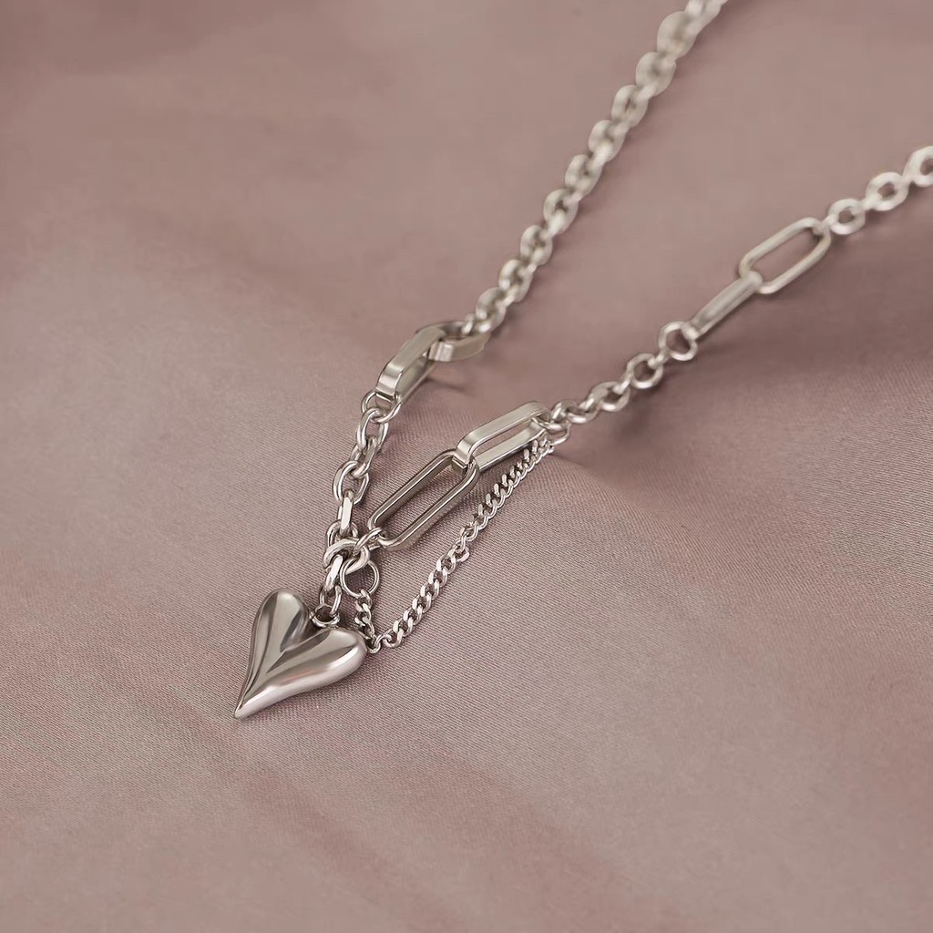 Dây chuyền thép titan mạ vàng 18k phong cách hiphop thời trang