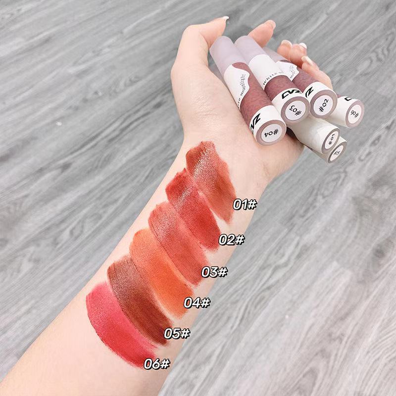 [Hàng mới về] Son Kem Lì CVZ Mềm Mịn Chống Thấm Nước Khô Môi Lâu Trôi Hàng Nội Địa Trung