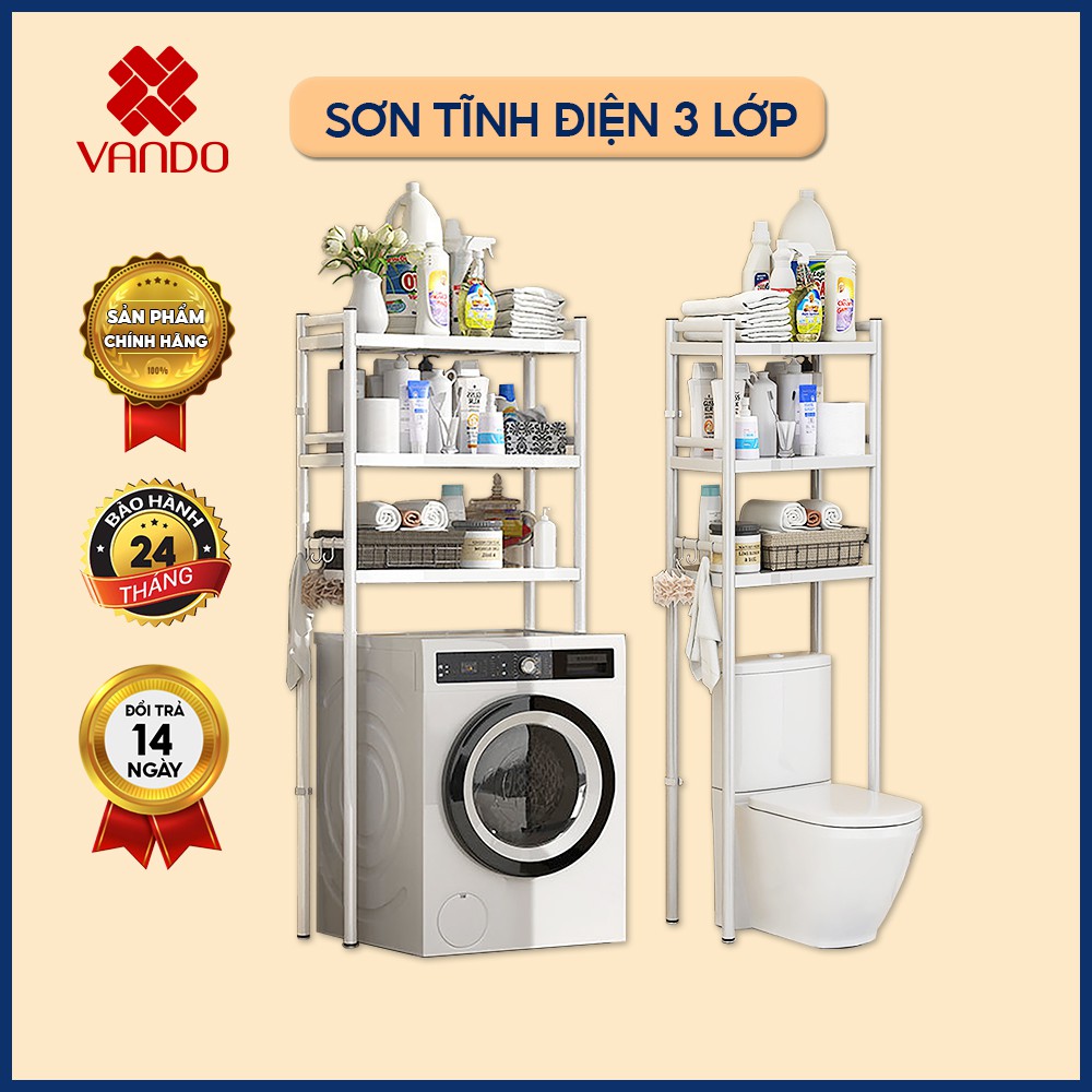 【𝐅𝐫𝐞𝐞𝐬𝐡𝐢𝐩】Giá Kệ Để Đồ Inox 304 Trên Toilet, Kệ Để Trên Máy Giặt, Bồn cầu, Đa Năng. Kệ Để Đồ Nhà Tắm