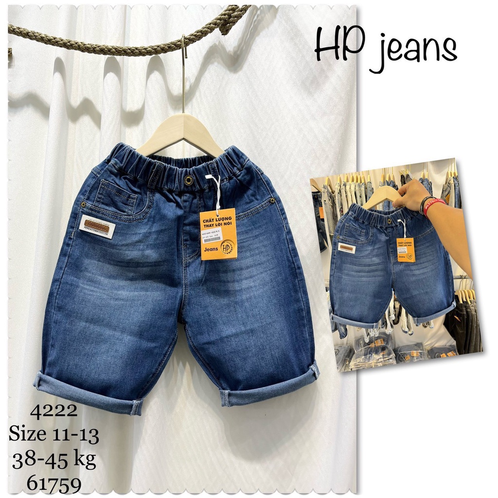 QUẦN JEAN ĐẠI LỬNG TRƠN CHO BÉ TRAI