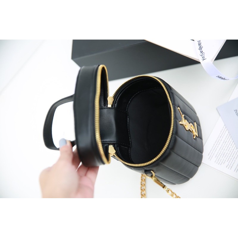 Túi dáng hộp Y ét L Super Fullbox nam châm size 15 duy nhất màu đen