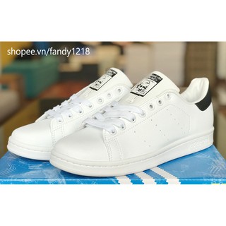 Giày Thể Thao Stan Smith Gót Đen Full Box