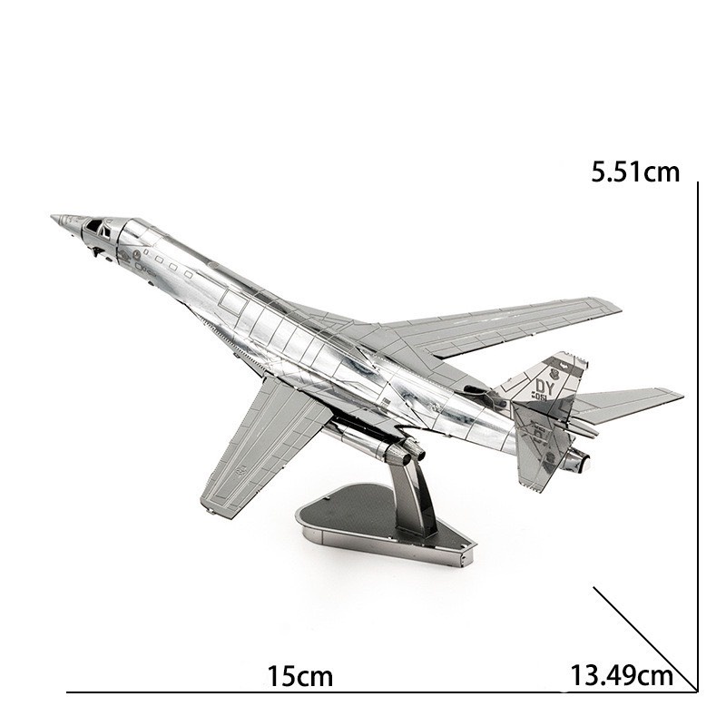 Mô hình 3D kim loại lắp ráp máy bay ném bom B-1B