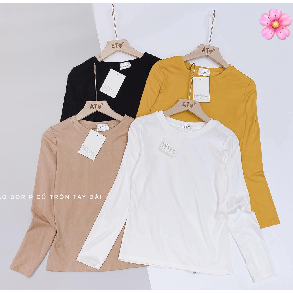 Áo thun body dài tay nữ 4 màu kiểu dáng ulzzang hàn quốc SO HOT | BigBuy360 - bigbuy360.vn