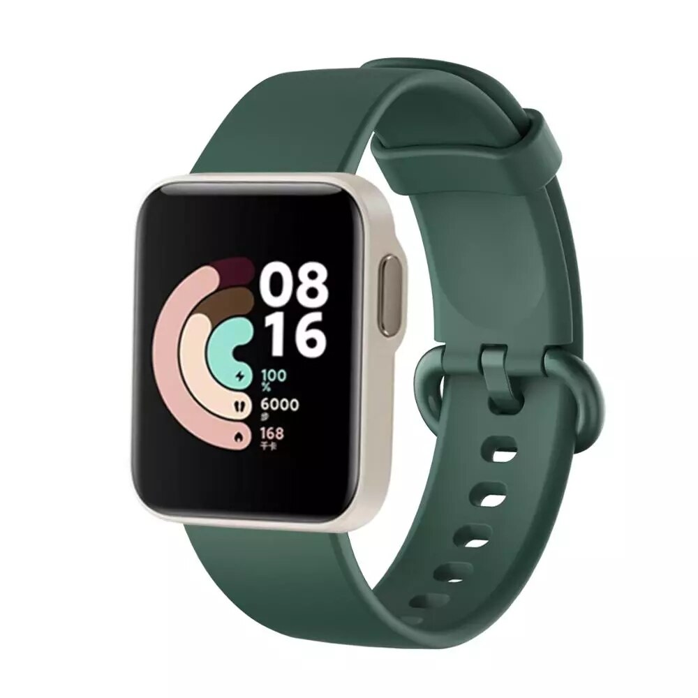 【trong kho】Dây Đeo Thay Thế Chất Liệu Silicon Màu Trơn Cho Xiaomi Mi watch Lite straps