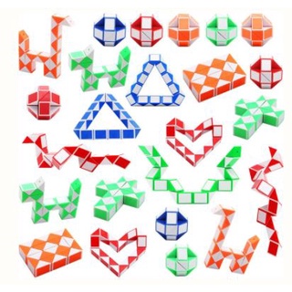 Rubik Snake - Rubik rắn biến thể 36/72/96/240 đoạn -phân loại 36 đoạn