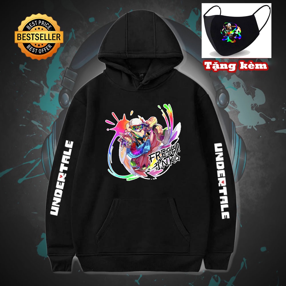 💥HOT 🎁 BST 20 Mẫu Áo Hoodie Sans Undertale , Skate, Color , Booyah , Fresh Ink , Fresh Ink, sieu chất 💖