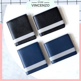 Ví nam cosmos da saffiano cao cấp chống nước, bóp nam dáng thời trang full hộp làm quà tặng