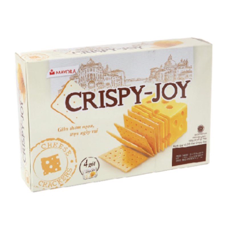 Bánh quy vị phô mai Crispy Joy hộp 360g