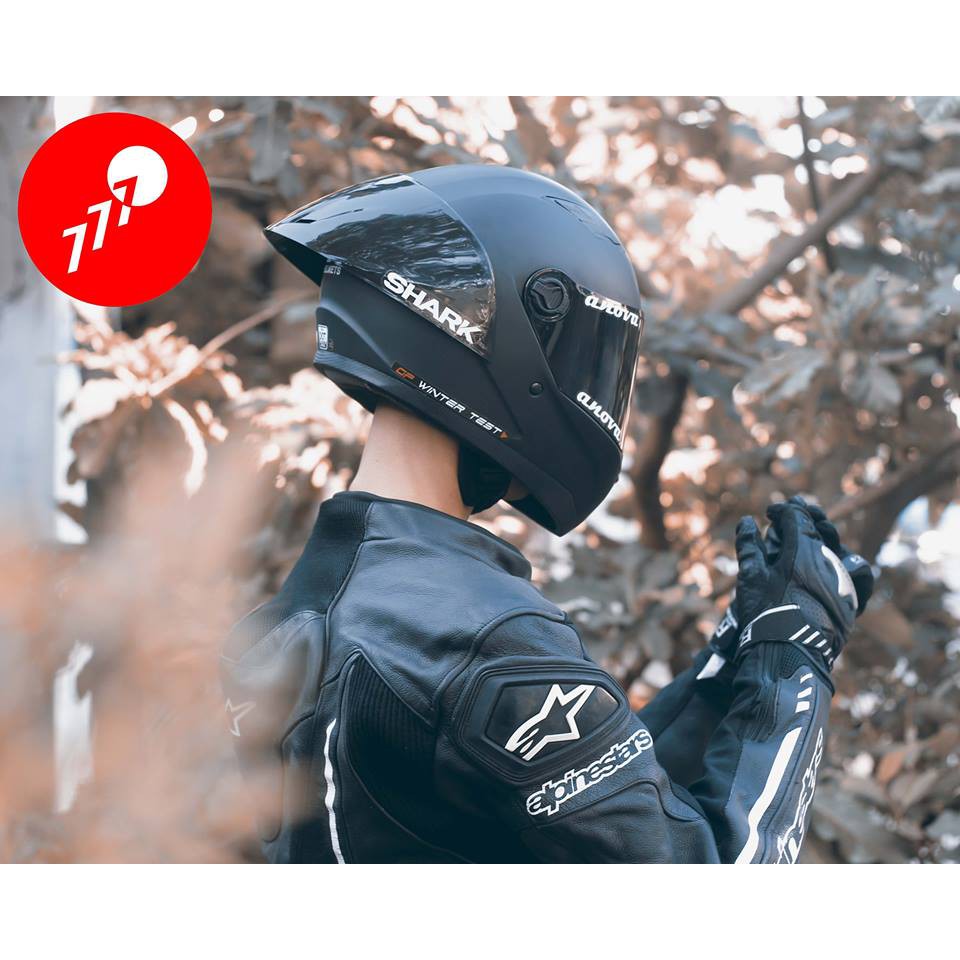 Mũ Bảo Hiểm Fullface GXT Đen Nhám