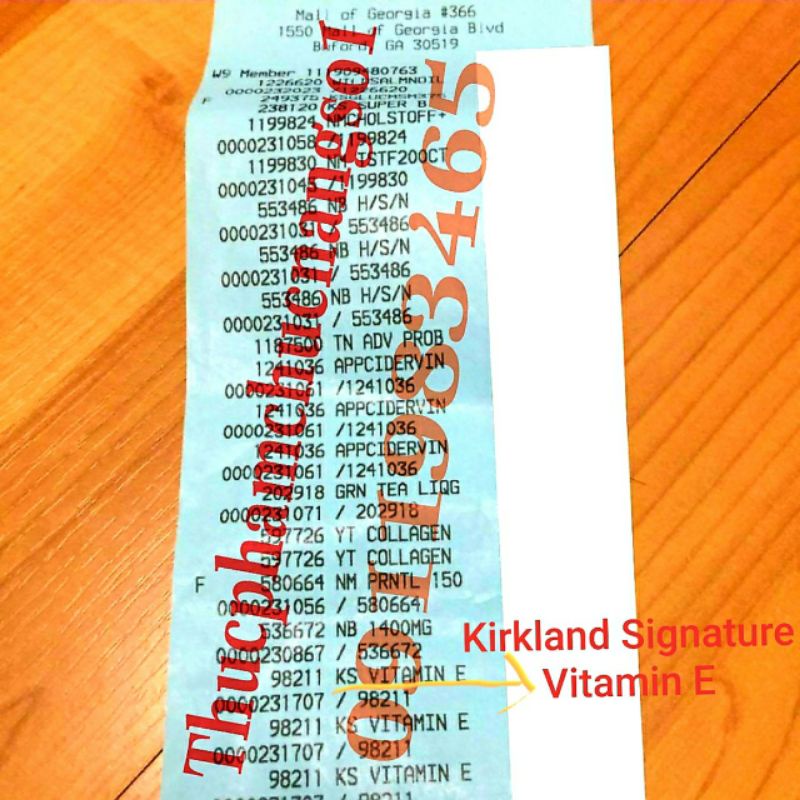 Vitamin E Kirkland 400IU 500 Viên Cam Kết Chính Hãng