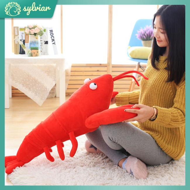 Thú Nhồi Bông Hình Tôm Hùm Dễ Thương Cho Bé