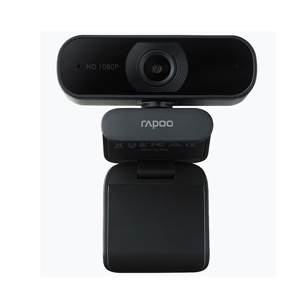 Webcam Rapoo C260 Full HD 1080P có mic dùng cho livestream, dạy và học Online, Hàng chính hãng