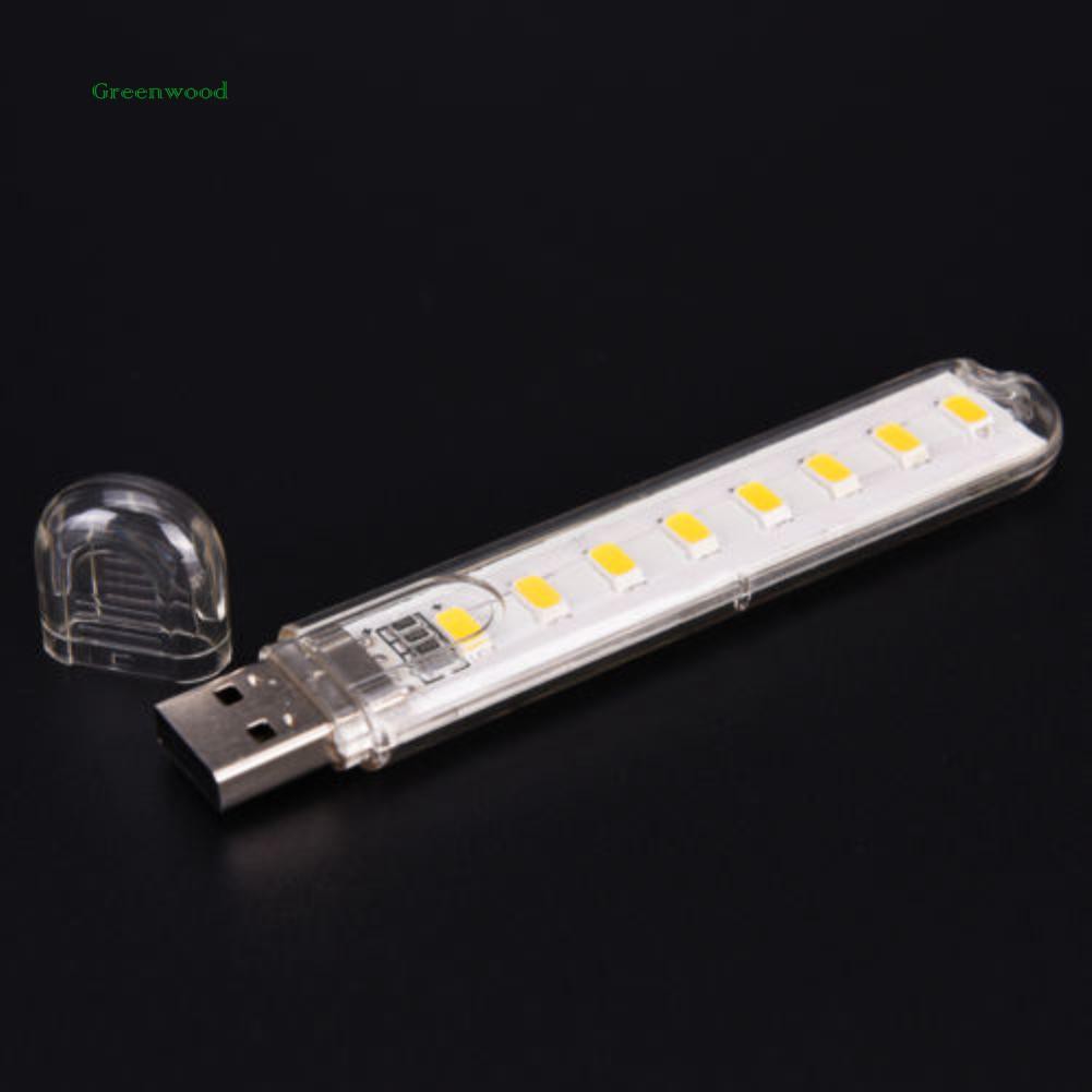 Đèn LED sạc USB 8 bóng tiết kiệm năng lượng