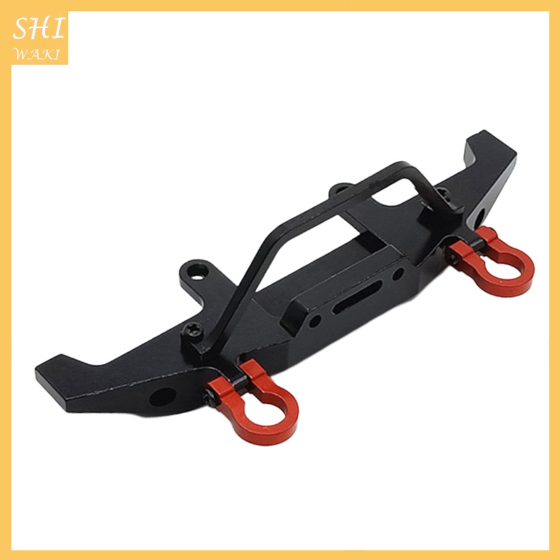 Phụ Kiện Nâng Cấp Cản Trước Bằng Kim Loại Màu Đen Cho Xe Hơi Điều Khiển Từ Xa WPL C14 C24 1 / 16