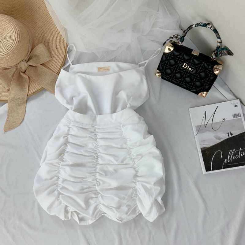 SET DÂY VÁY NHÚN SANG CHẢNH