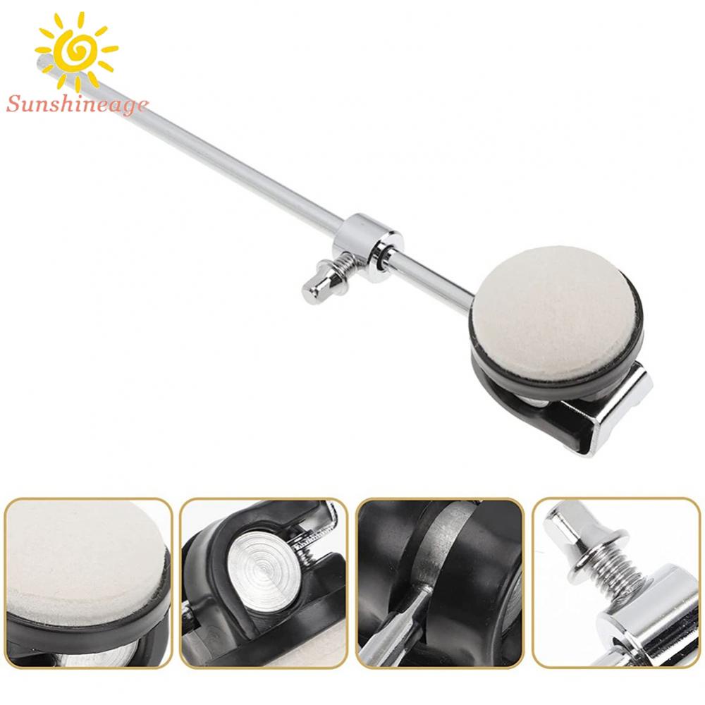 SUNAGE- ~Drum Pedal Beater Bass Drum Foot Beater Felt Hammer Head Percussion Instrument