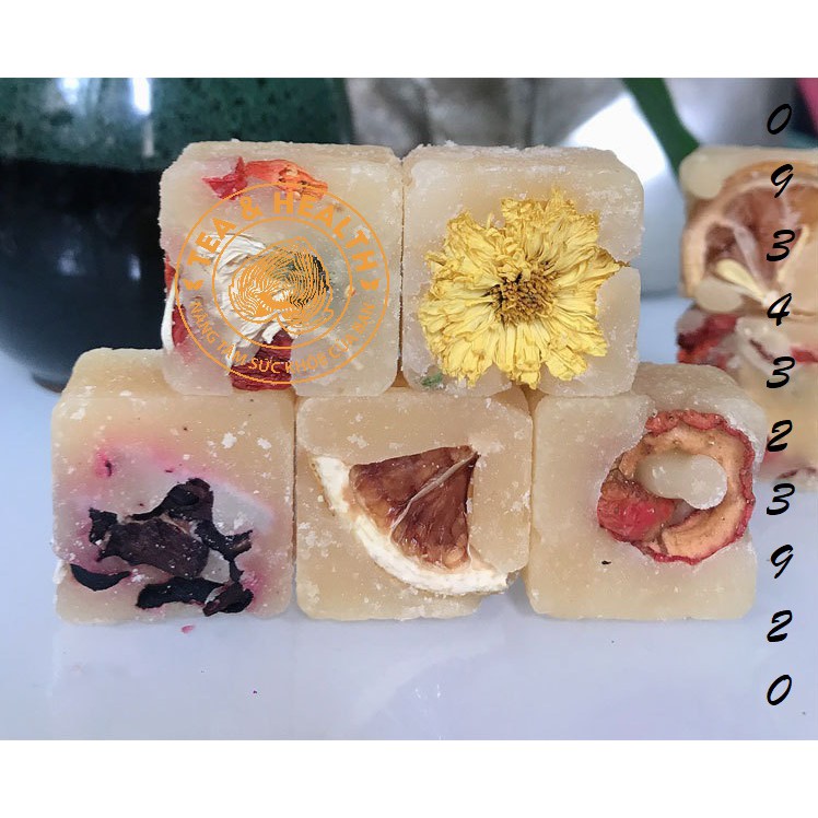 💥 HÀNG MỚI VỀ 💥 1 VIÊN TRÀ HOA ĐƯỜNG PHÈN - ĐƯỜNG ĐEN DƯỠNG SẮC (nhiều vị lựa chọn)