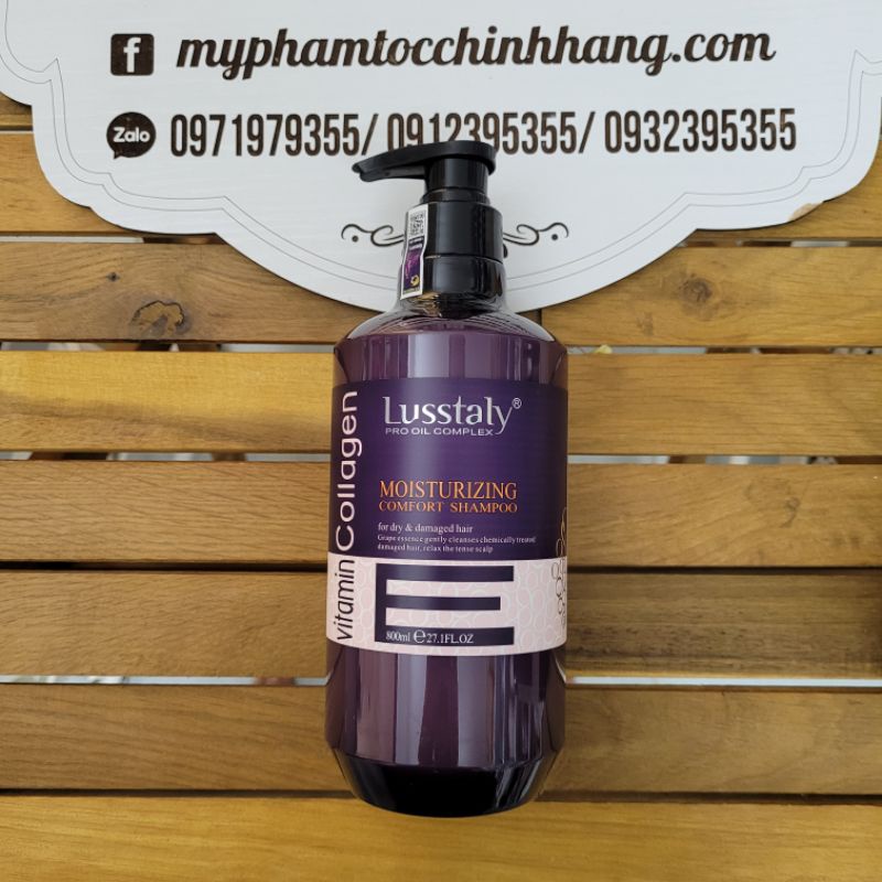 LẺ DẦU GỘI HOẶC DẦU XẢ LUSSTALY COLLAGEN E 500ML - 800ML