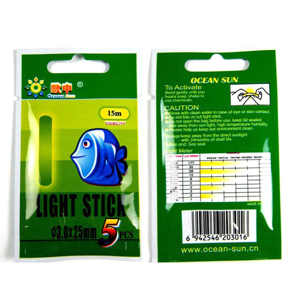 Set 25 đèn phát sáng gắn phao câu cá đêm tiện lợi