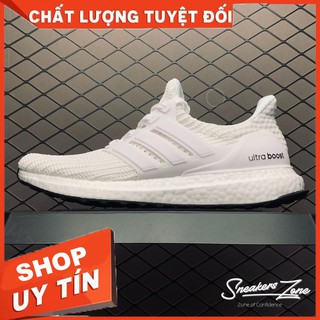 Giày thể thao ULTRA BOOST 4.0 white trắng đế đen