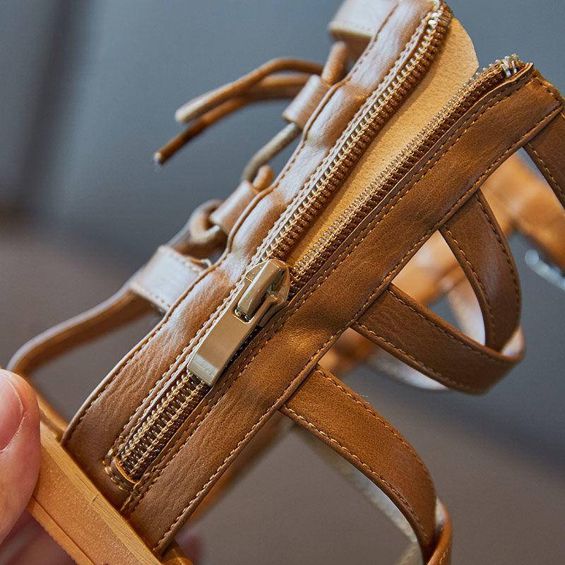 Giày Sandal Công Chúa Hở Ngón Thoải Mái Thời Trang Mùa Hè Cho Bé Gái 5 Tuổi