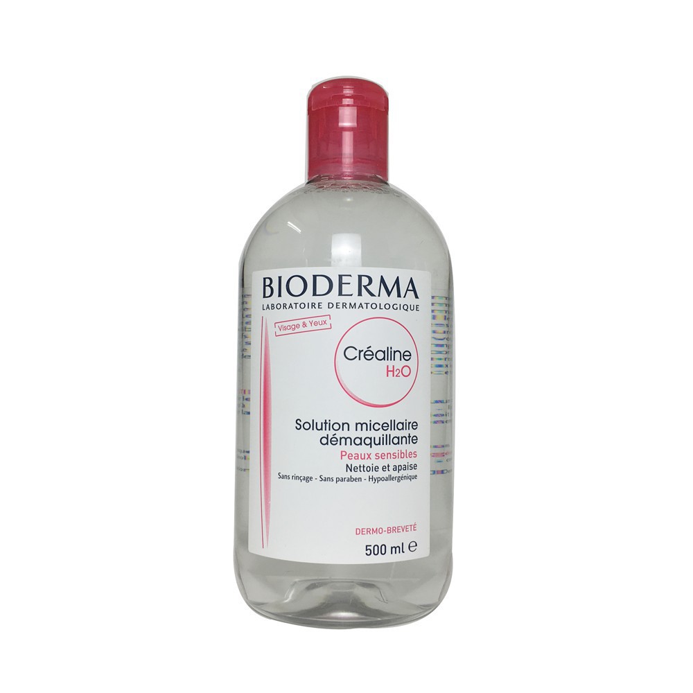 Tẩy Trang Cho Da Nhạy Cảm , Dịu Nhẹ ,Kích Ứng Nắp Hồng Bioderma  500ML - Hàng Chính Hãng