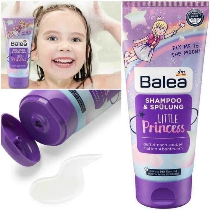 Gội xả 2in1 công chúa Balea cho bé 200ml - nội địa Đức