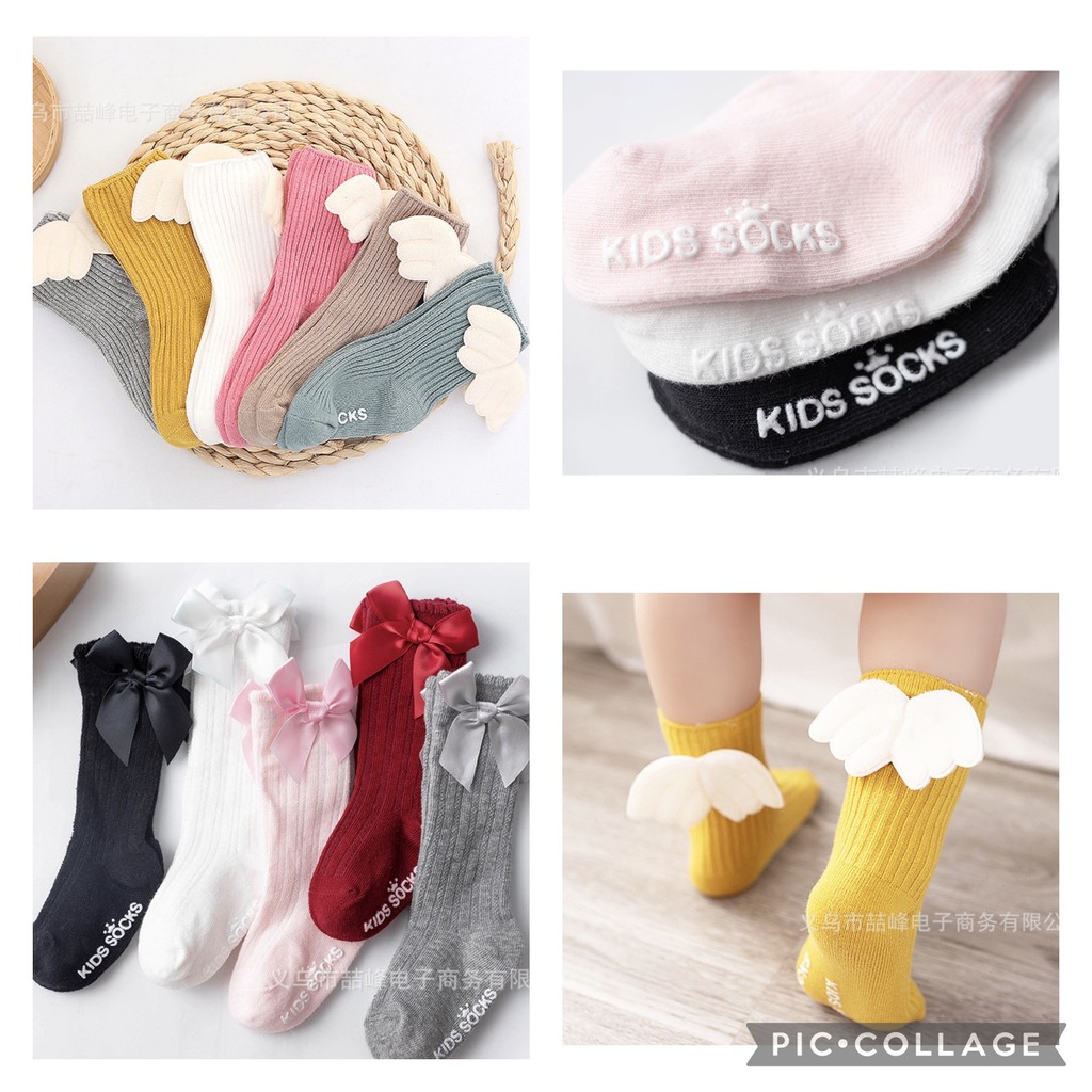 Vớ trẻ em nhiều mẫu, vớ cao, chống trượt