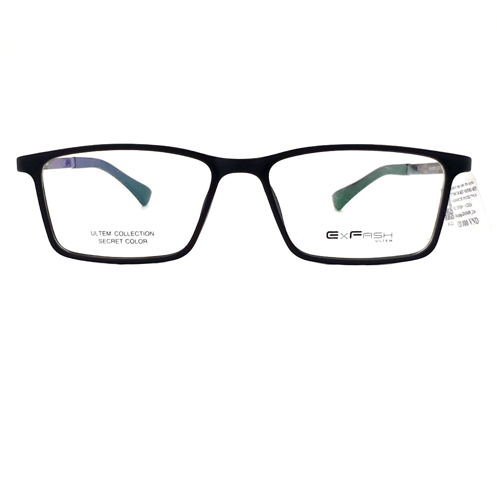 Gọng kính cận nam nữ Exfash EF67470 C214 chính hãng (tròng cận 0 độ)