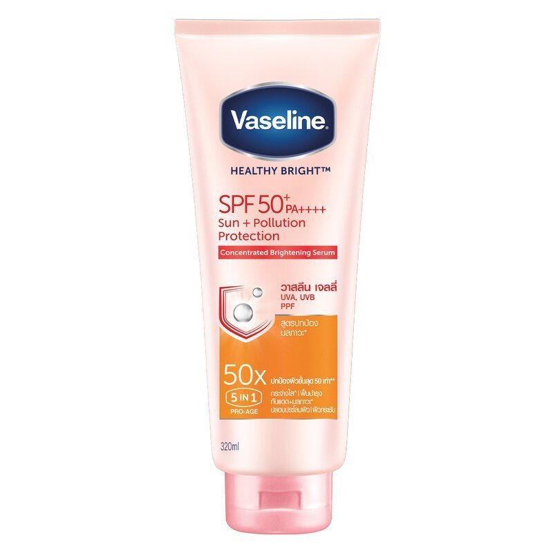 Dưỡng thể chống nắng Vaseline 50X Healthy Bright SPF50+ [BC1340]