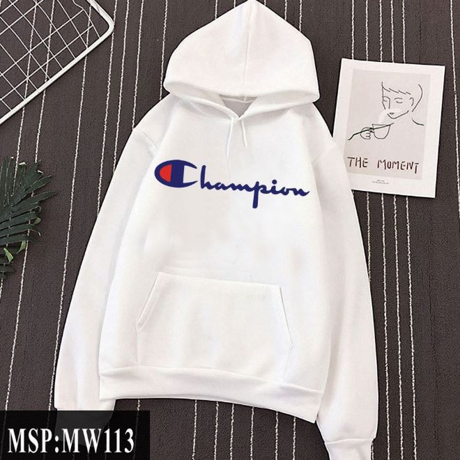 [HOT] 🍁 Áo khoác hoodie thời tran unisex champion vô địch chất đẹp nỉ bông loại 1 giá rẻ Cho Nam và Nữ